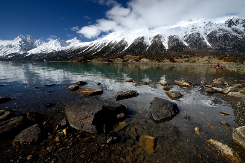 点击大图看下一张:西藏然乌湖风景图片
