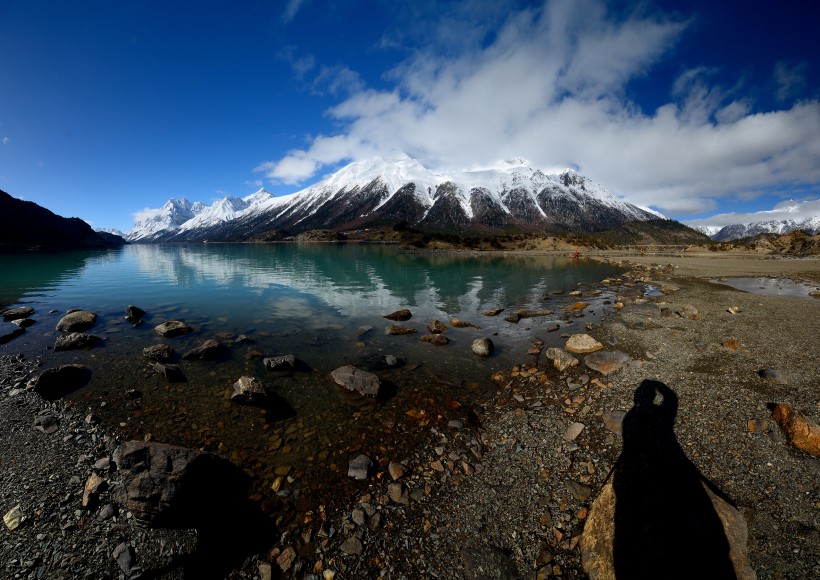点击大图看下一张：西藏然乌湖风景图片