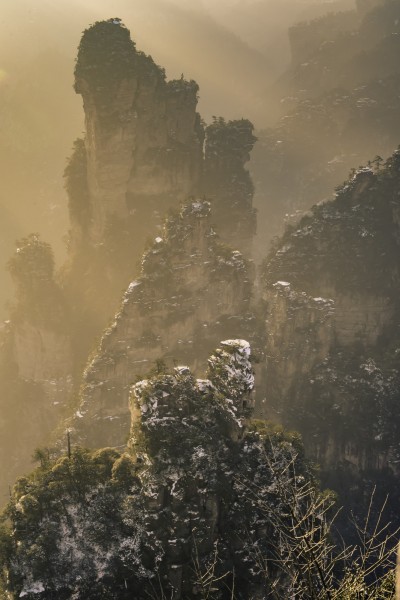 点击大图看下一张：湖南杨家界风景图片