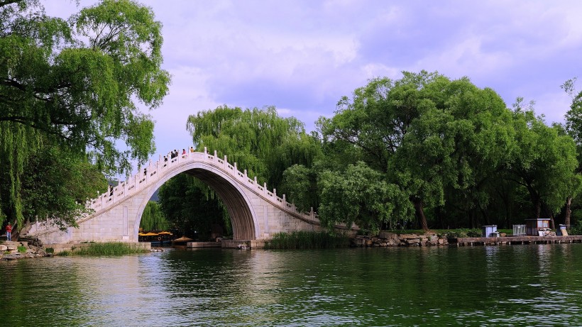 点击大图看下一张：北京颐和园夏季风景图片