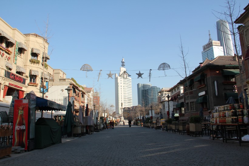 点击大图看下一张：天津意式风情街风景图片