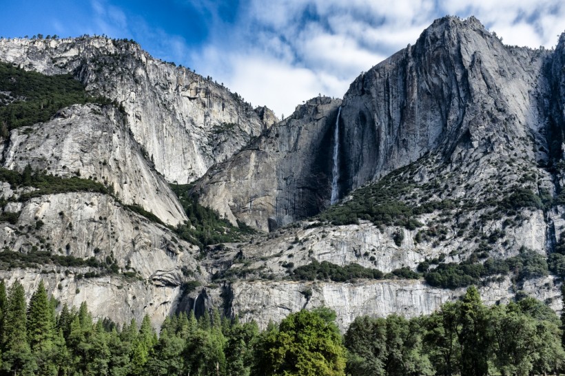 点击大图看下一张：美国加州优胜美地风景图片