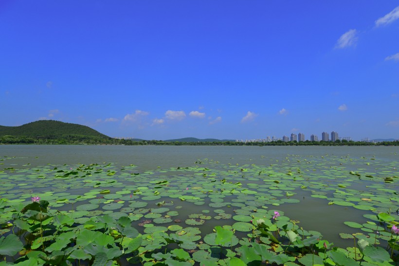 点击大图看下一张：江苏徐州云龙湖风景图片