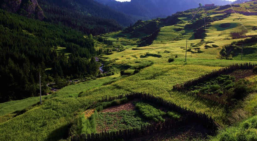 点击大图看下一张：西藏扎尕那风景图片