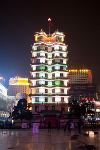 点击大图看下一张：郑州二七双塔图片
