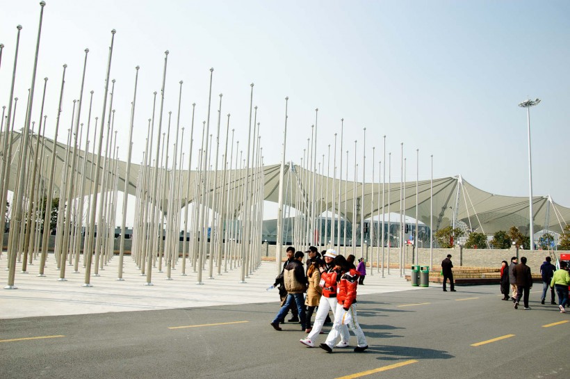 点击大图看下一张：上海中国国家馆风景图片