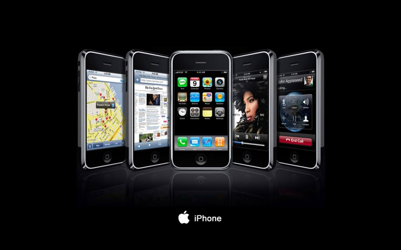 点击大图看下一张：苹果iPhone广告图片