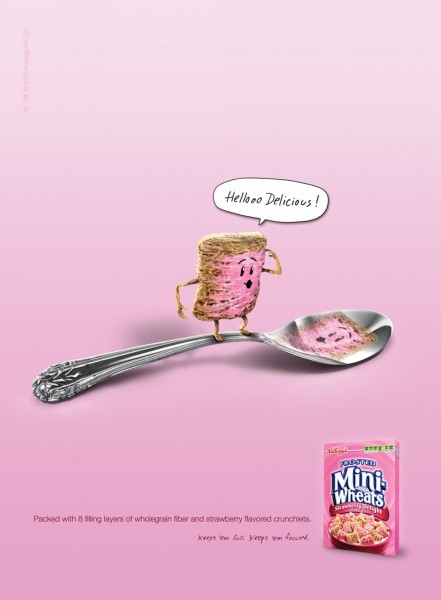 点击大图看下一张：迷你小麦饼干广告设计图片