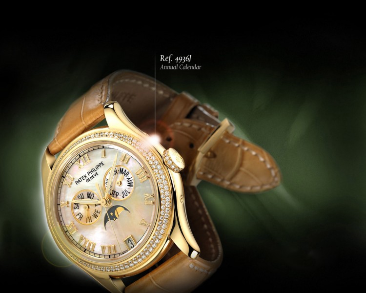 点击大图看下一张：百达翡丽oasis手表图片