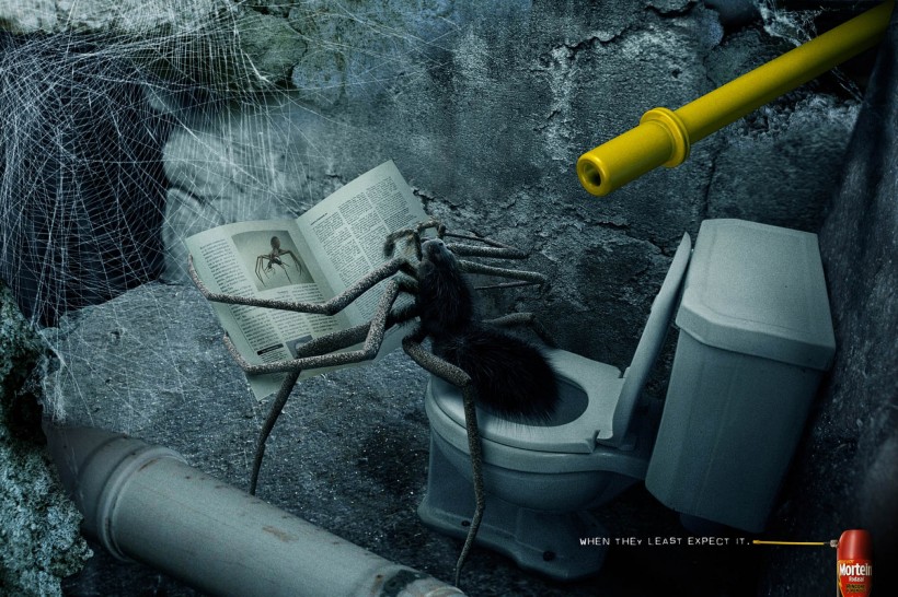 点击大图看下一张：全方位杀虫剂广告创意图片