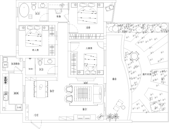 点击大图看下一张：重庆广厦城华彩苑样板间设计图片