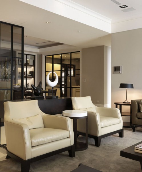 点击大图看下一张：东方花广黄宅室内设计图片