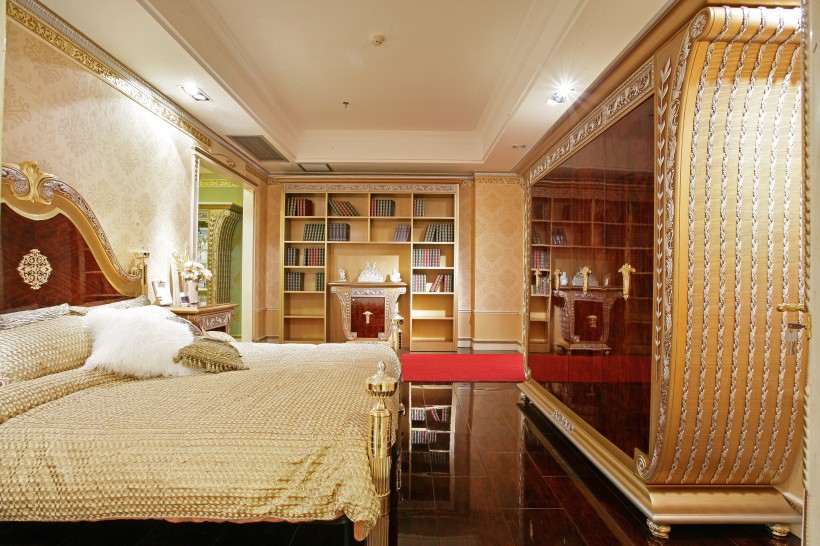 点击大图看下一张：梵豪森五宅样品房-罗马印象室内设计图片