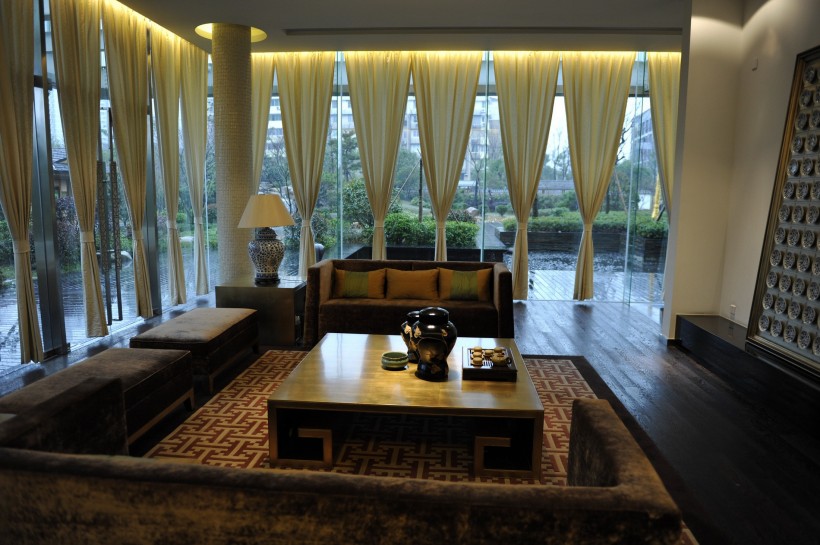 点击大图看下一张：杭州千万级豪宅昆仑公馆装潢设计图片