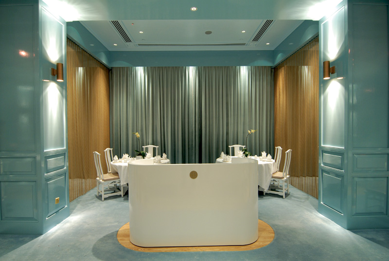 点击大图看下一张：皇朝餐厅-现代风格餐厅装潢设计图片