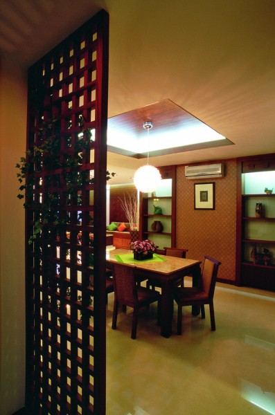 点击大图看下一张：金银岛小高层样板房室内设计图片