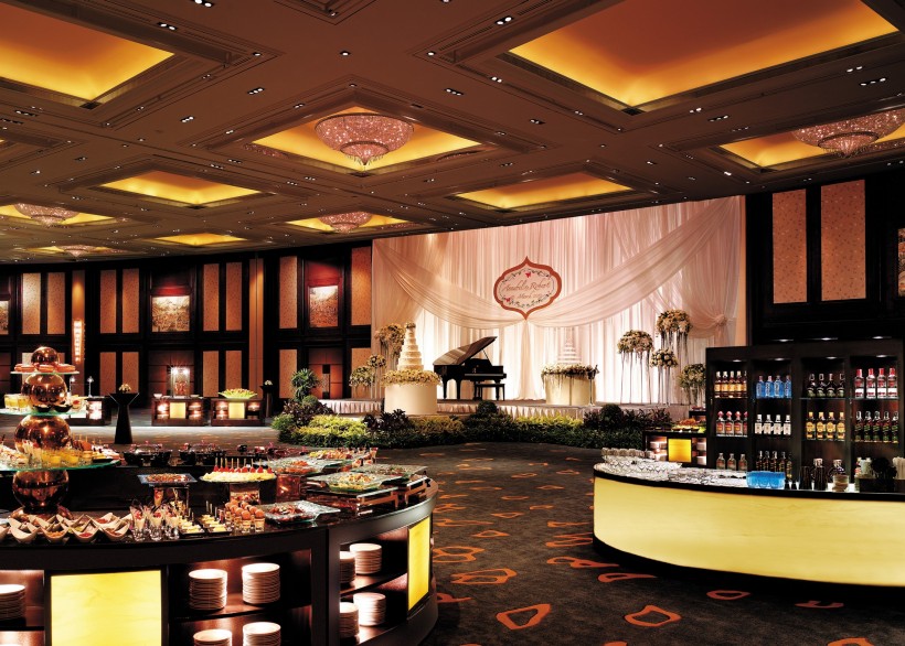 点击大图看下一张：曼谷香格里拉酒店宴会厅图片