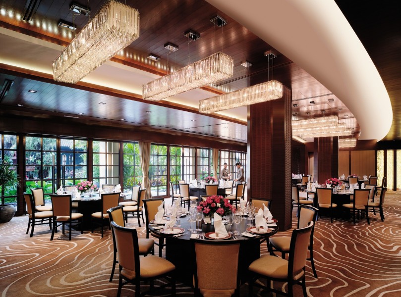 点击大图看下一张：曼谷香格里拉酒店宴会厅图片