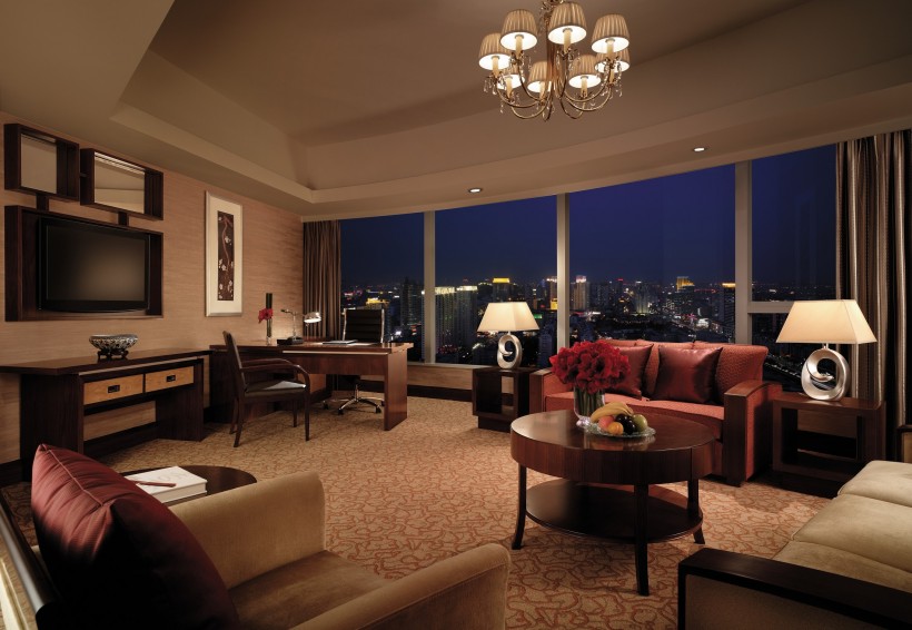 点击大图看下一张：宁波香格里拉大酒店客房图片