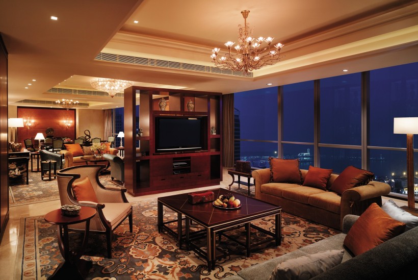 点击大图看下一张：青岛香格里拉酒店客房图片