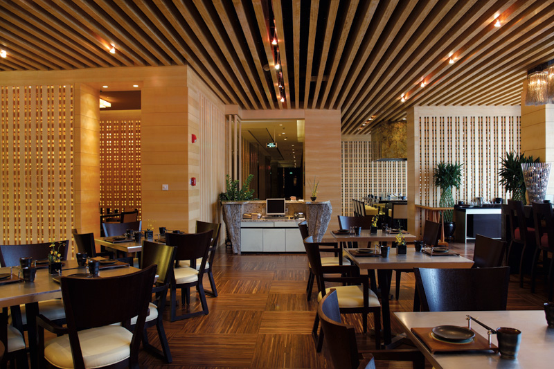 点击大图看下一张：日式餐厅装修设计图片