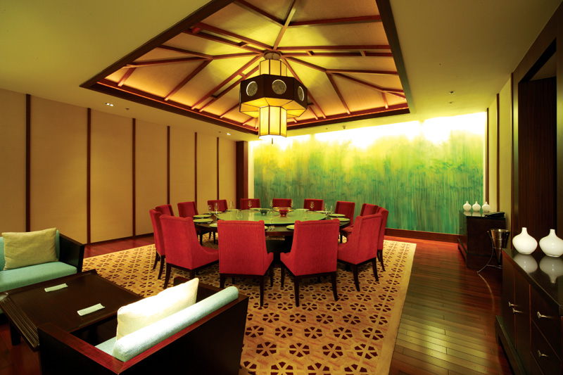 点击大图看下一张：润园餐厅-简约风格室内设计图片