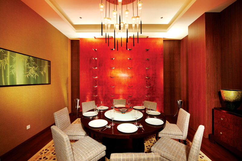 点击大图看下一张：润园餐厅-简约风格室内设计图片