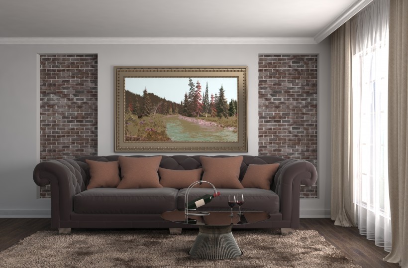 点击大图看下一张：室内各种沙发风格图片