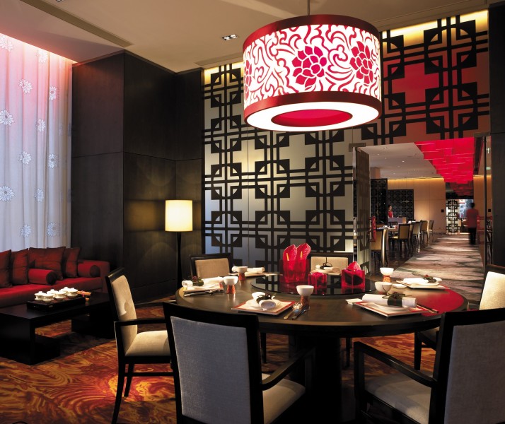 点击大图看下一张：上海浦东香格里拉饭店餐厅图片