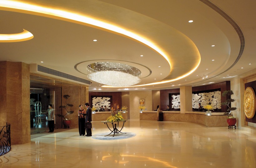 点击大图看下一张：深圳香格里拉大酒店大堂图片