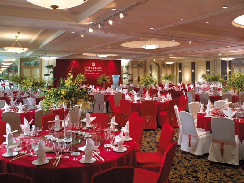 点击大图看下一张：深圳香格里拉大酒店宴会厅图片