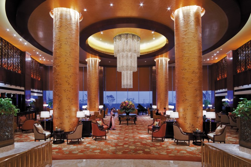点击大图看下一张：温州香格里拉大酒店大堂图片