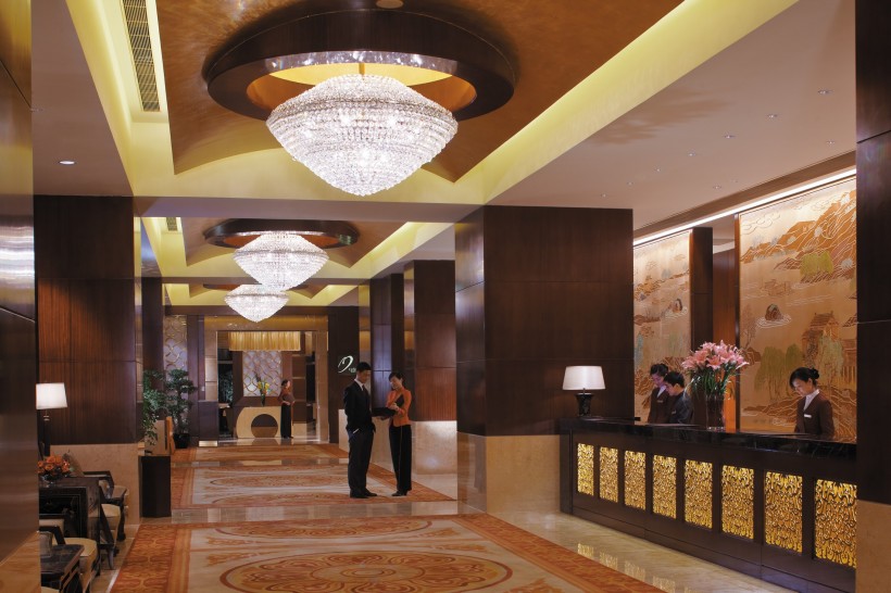 点击大图看下一张：温州香格里拉大酒店大堂图片