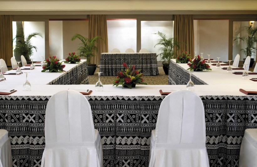 点击大图看下一张：香格里拉斐济度假酒店会议厅图片