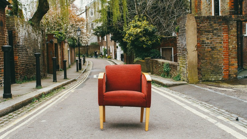 点击大图看下一张：舒适的单人沙发椅图片