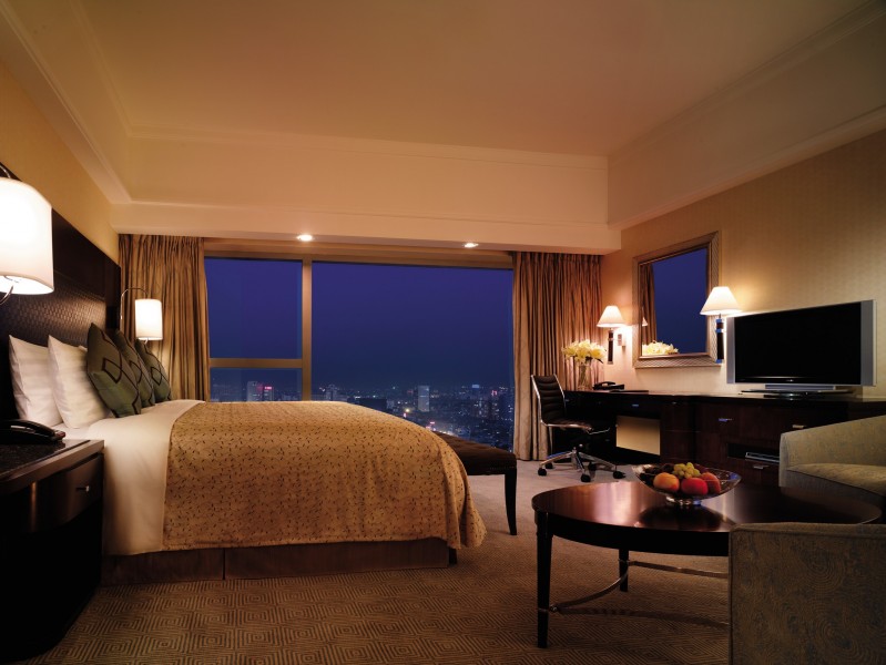 点击大图看下一张：西安香格里拉大酒店客房图片