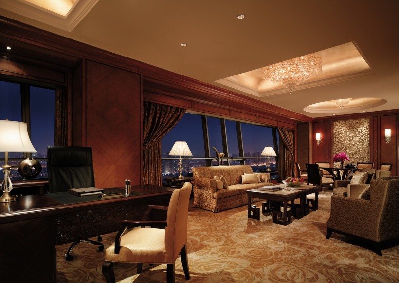 点击大图看下一张：西安香格里拉大酒店客房图片