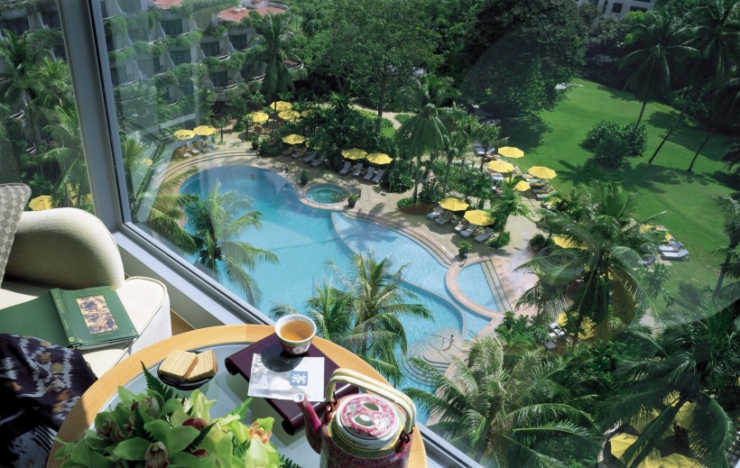 点击大图看下一张：新加坡香格里拉大酒店休闲图片