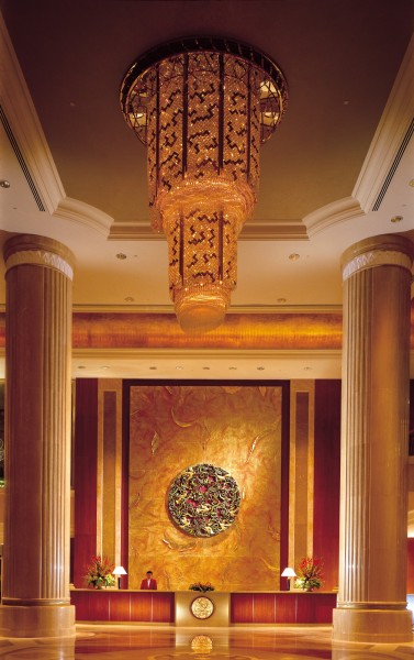 点击大图看下一张：新加坡香格里拉大酒店大堂图片