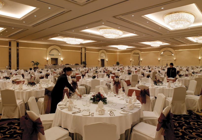 点击大图看下一张：雅加达香格里拉饭店宴会厅图片