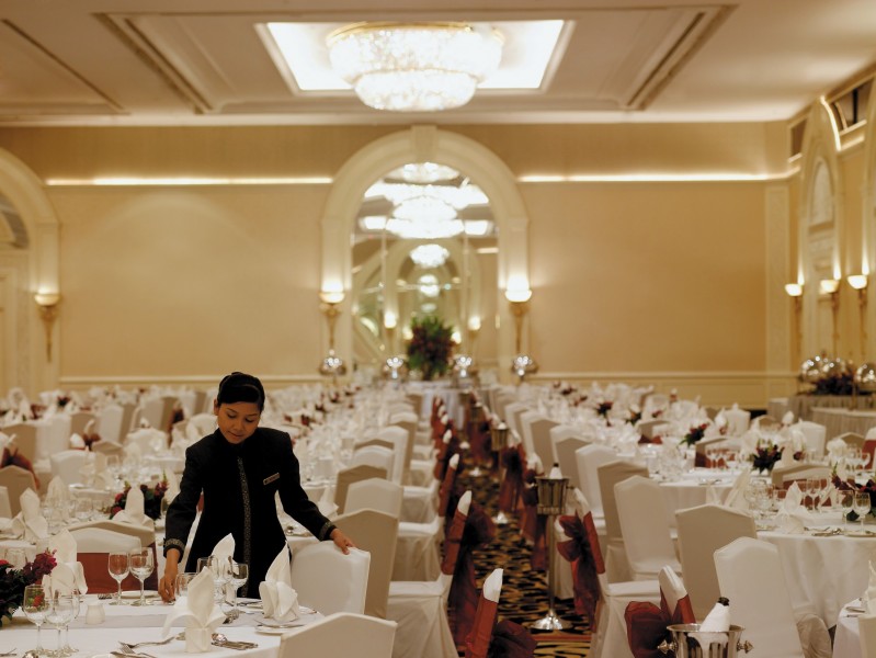点击大图看下一张：雅加达香格里拉饭店宴会厅图片