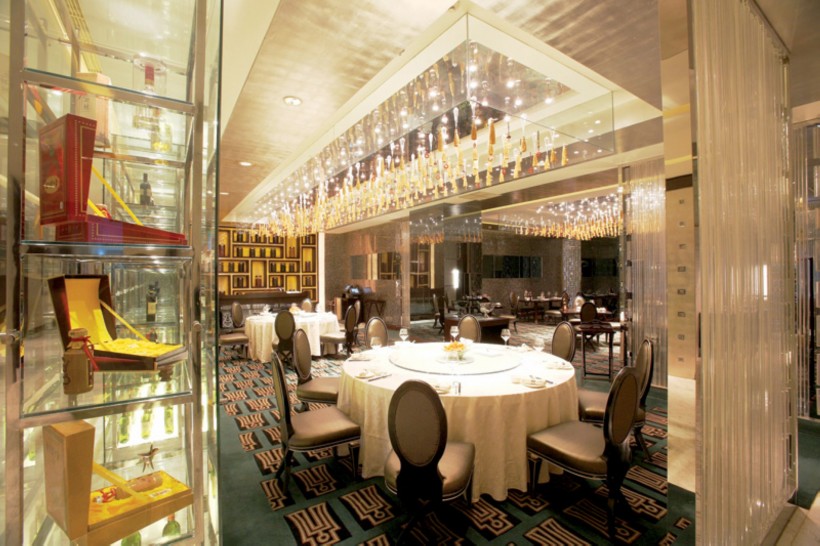 点击大图看下一张：珍珠中餐厅装修设计图片