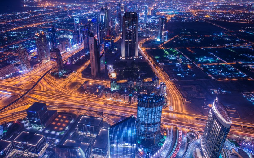 点击大图看下一张：迪拜城市建筑图片