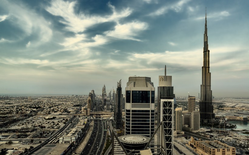 点击大图看下一张：迪拜城市建筑图片