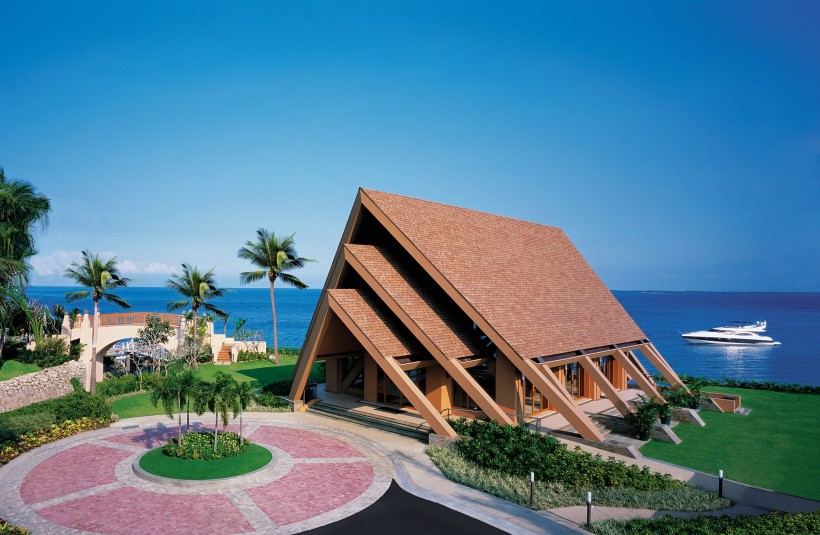 点击大图看下一张：香格里拉麦丹岛度假酒店外观大堂图片