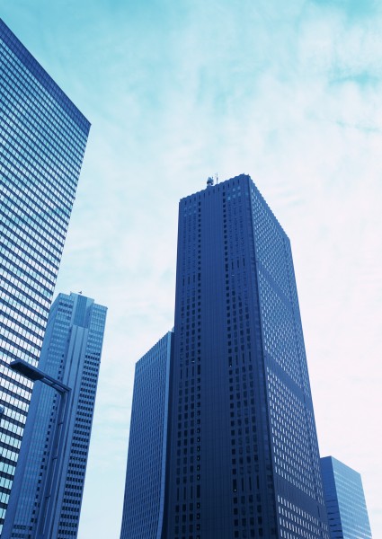 点击大图看下一张：商业城市背景图片