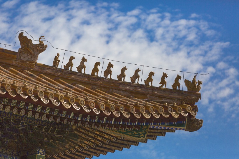 点击大图看下一张：北京故宫五脊六兽图片