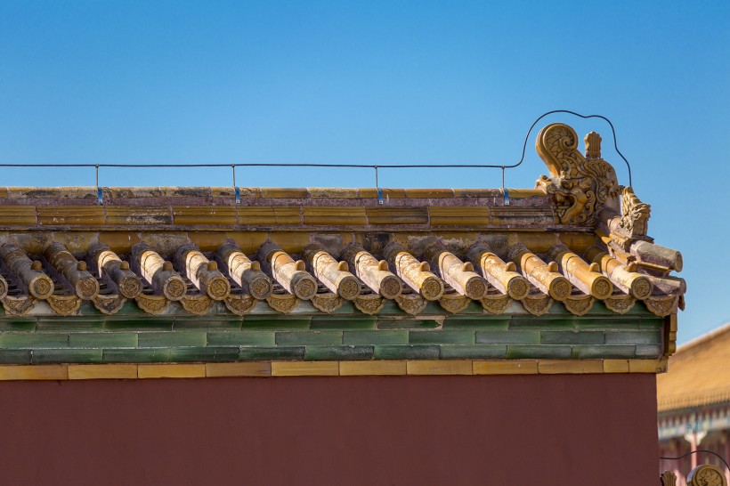 点击大图看下一张：北京故宫五脊六兽图片