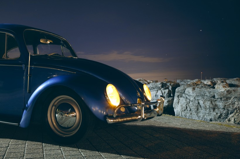 点击大图看下一张：老款甲壳虫汽车图片