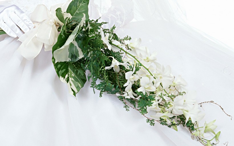 点击大图看下一张：婚礼鲜花图片